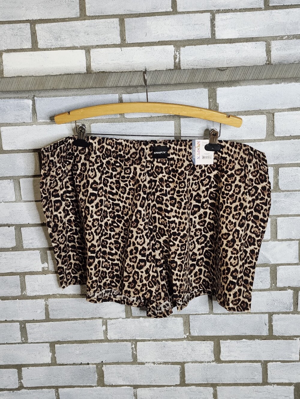 • Joyspun Women's Plus Size 3X 22W-24W Pajama Shorts NWT Woven Cotton Rayon